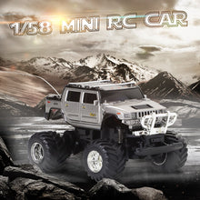 1pcs MINI RC Car 2207 Can Be Charged 1:58 Off-road Vehicle for Children RC Car High Speed Car LED Light Vehicles Gift Toy
