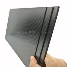 1pcs 200x250mm 3K High Hardness Carbon Fiber sheets 100% Pure Carbon Panel Board 0.5mm-5mm Thickness Carbon fiber model material