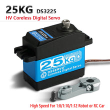 1X RC servo 25KG DS3225 core or coreless digital servo Waterproof servo full metal gear baja servo for baja cars and rc cars