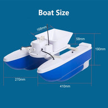 2019 Wireless Control Intelligent Electric RC Fishing Boat 500M 1.5KG Double Body Folding Automatic Feeding RC Nesting Bait Boat