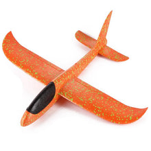1Pcs EPP Foam Hand Throw Airplane Outdoor Launch Glider Plane Kids Gift Toy 34.5*32*7.8cm Interesting Toys Educational Robot Toy