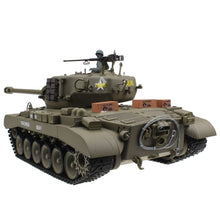 2.4G 1/16 US Snow Leopard Pershing M26 Radio Control Tank Shooting Smoking Sounding Effect World War II Tank RC Model Gift Toy