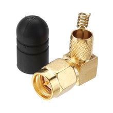 1PC 25mm 2.4G 2DBi Gain SMA-J Male Connector Black 90 Degree/Straight Mini Short FPV Thumb Antenna 