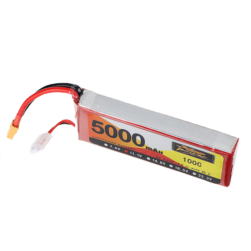 Yowoo Lipo Akku 3S 5000mAh 150C 11.1V Graphen Batterie mit XT90S Stecker für Fahrzeuge im