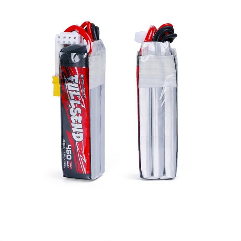 iFlight FULLSEND 11.1V 450mAh 75C 3S Lipo Battery XT30 39g For FPV Racing RC Drone