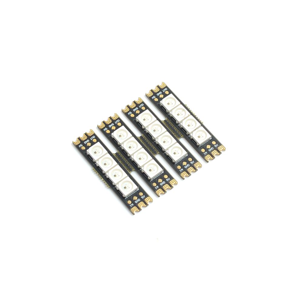 4 PCS Diatone SW401 MAMBA 5V Colorful Power LED Strip Light Board for Mamba F722S RC Drone FPV Racing