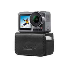 Portable Waterproof Leather Camera Bag Magnetic Adsorption Case Storage Bag Carrying Box For DJI OSMO Action/Sjcam/Xiaomi yi/Mi Jia