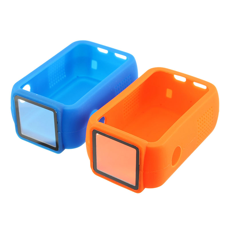 Foxeer Legend 3 Silicone Protector Case Camera Rubber Cover Orange Blue 