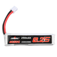 URUAV 3.8V 250mAh 40C/80C 1S Lipo Battery PH2.0 Plug for Happymodel Mobula7 Eachine US65 UK65