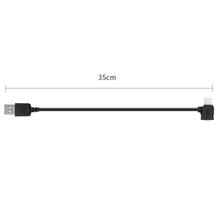 STARTRC Handheld Gimbal Data / Charging Cable 35cm Right Angle Plug Type-C / Lightning / Micro Plug for DJI OSMO Mobile 3