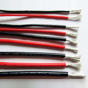 10m Soft Silicon Cable Wire 24AWG Heatproof Flexible Black/White/Red/Green/Blue For RC Model Battery