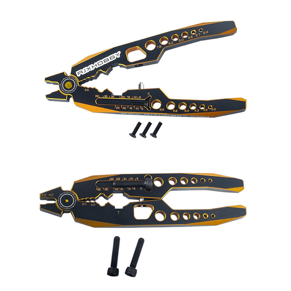 RJX Hobby RJX2935 Multifunctional Repairing Tool Aluminum Alloy Shock Shaft Pliers Wrench