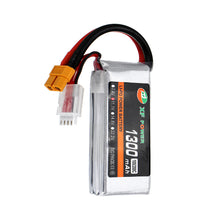 XF POWER 11.1V 1300mAh 100C/200C 3S Lipo Battery T60 Plug for RC Racing Drone