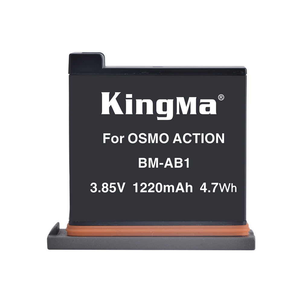 KingMa BN-AB1 3.85V 1220mAh 4.7Wh Replacement Li-ion Battery for DJI OSMO ACTION Camera