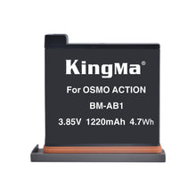 KingMa BN-AB1 3.85V 1220mAh 4.7Wh Replacement Li-ion Battery for DJI OSMO ACTION Camera