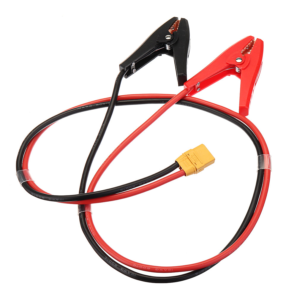 1m 10AWG XT90 Plug to Alligator Clips Cable Wire for Battery Charger 