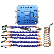 URUAV Tophand Six Arm Soldering Station Multi-functional Tool w/ USB Fan XT30 XT60 Plug Pad for RC Drone