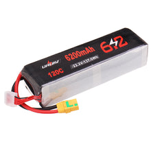 URUAV 22.2V 6200mAh 120C 6S Lipo Battery XT90 Plug for RC Drone