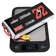 URUAV 11.1V 22000mAh 30/60C 3S Lipo Battery XT90 Plug for Quadcopter Agriculture Drone Outdoor Charger Power