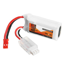 ZOP Power 7.4V 400mAh 2S 50C Lipo Battery JST Plug For Eachine Aurora 68 Fatbee FB90 Racing Drone