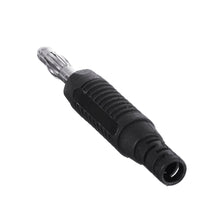 Amass 4mm Banana Bullet Connector Plug Nickel Plated Black/Red Color for Adapter Cable