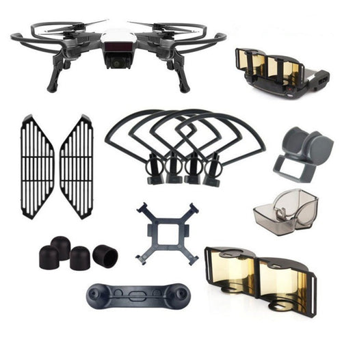 8 Pack Bundle Combo Propeller Guard Landing Gear Hood For DJI Spark 