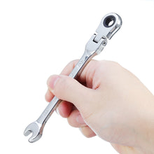 8mm 10mm Flexible Head Ratchet Spanner Combination Wrench Nut Tool