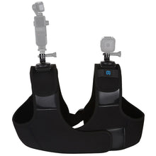 PULUZ Neoprene Dual & Single Shoulder Strap Adjustable Chest Belt Mount for GoPro HERO 8 Black 7 6 /5 DJI OSMO Action Xiaoyi Action Camera