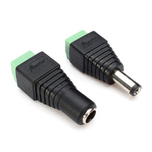 10 x Male Female 12V DC Power Plug Jack Adapter Connector 5.5x2.1mm for CCTV
