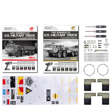 HG P803A 1/12 2.4G 8X8 EP RC Car for US Army Military Truck 5KG Load Capacity without Battery Charger 
