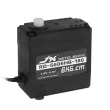 JX RD-5606HB-180 6KG Digital Plastic Double Axis Steering Gear 180° Servo For RC Robots