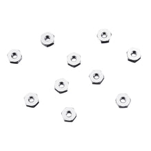 10Pcs M2 Manual Knurled Thumb Aluminum Alloy Screw Nut Spacer Flat Washer