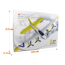 Flybear FXB17 465mm Wingspan 2.4Ghz 2CH Radio Control Airplane RTF with Mode 2 Transmitter Battery RC Plane Aircraft Trainer Outdoor Toy