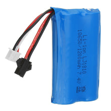 HS 18650 7.4V 1200mAh 25C 2S Li-ion Battery Anti-Reverse Plug for 18301/18302 18311/18312 Rc Car