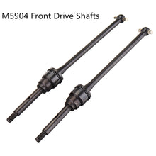 2PCS Remo Hobby M5904/M5905 Front/Rear CNC Steel CVD Drive Shaft for 8035 8036 8065 8066 1/8 RC Car