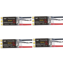 4X Favourite Littlebee FVT Summer 30A Blheli_32 2-6S DSHOT1200 Ready Brushless ESC w/ Current Limit