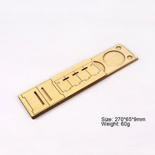 VT04 DIY Self-assemble Balsa Wood RC Model Tool Case Glue Pliers Stand Screwdriver Storage Box