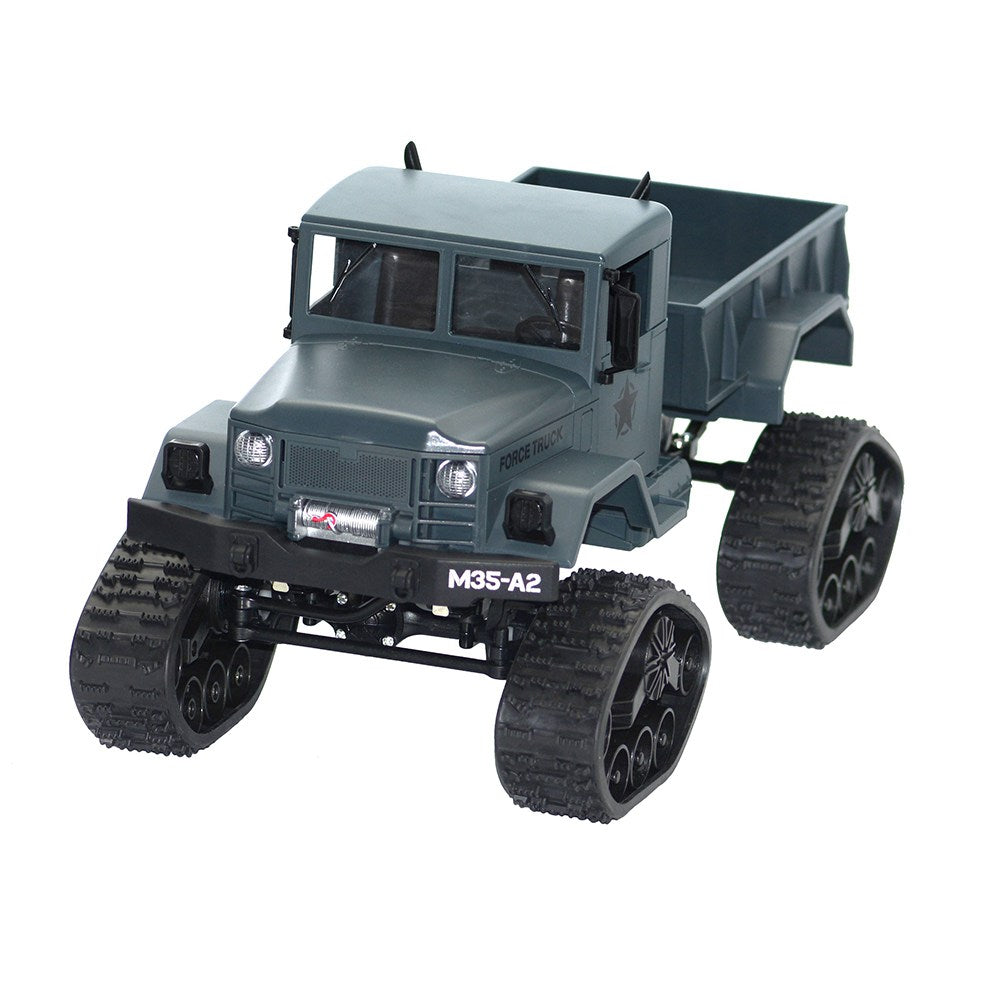 Fayee FY001B KIT 1/16 2.4G 4WD Rc Car Brushed Off-road Military Truck Snow Tires W/ 180 Motor Servo