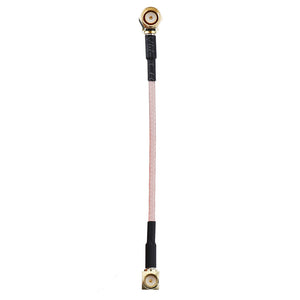 10CM RG316 RP-SMA Male to SMA Female/RP-SMA Female Right Angle RF Adapter Cable Extension Cord for RC Model RC Drone 