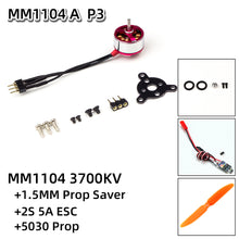 AEORC RC Power Combo MM1104 1104 KV3700 3700KV Brushless Motor +1S/2S 5A ESC+5030 Prop for RC Fixed Wing Airplane Plane
