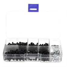 340PCS Flat Round Head Screw Container Box Repair Tool Kit for HSP 1/10 RC Car DIY Parts