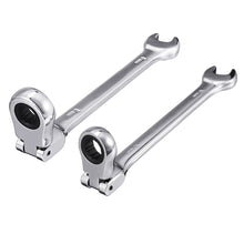 8mm 10mm Flexible Head Ratchet Spanner Combination Wrench Nut Tool