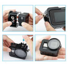 Aluminum Alloy Anti-shock Camera Protective Case Shell Frame for Gopro Hero 8 