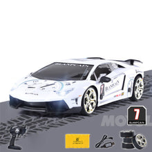 JHL 1/16 2.4G 4WD Drift Rc Car Titanium Alloy Shell with LED Light Racing Toys