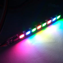 5V Colorful Highlight Night LED Strip Switch Ten Mode Remote Control with Receiver for RC Drone FPV Racing