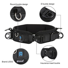 PULUZ 2 in 1 Multi-functional Bundle Waistband Strap + Double Shoulders Strap Kits with Hook for SLR/DSLR FPV Camera