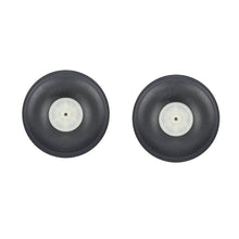 2 Pieces 89mm Diameter PU Simulation Wheel Wheels For RC Airplane