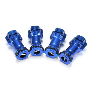  1/8 Aluminum Alloy 17mm Wheel Hex Hub Adapter Extension 30mm RC Car Parts Blue 