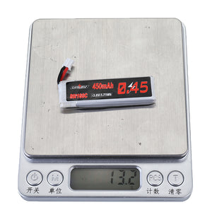 10Pcs URUAV 3.8V 450mAh 80C/160C 1S Lipo Battery PH2.0 Plug for EMAX Tinyhawk II 75mm Tiny7 Happymodel Snapper7