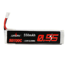 5Pcs URUAV 3.8V 550mAh 50/100C 1S HV 4.35V PH2.0 Lipo Battery for Emax Tinyhawk Kingkong/LDARC TINY Tinyhawk S Eachine Trashcan